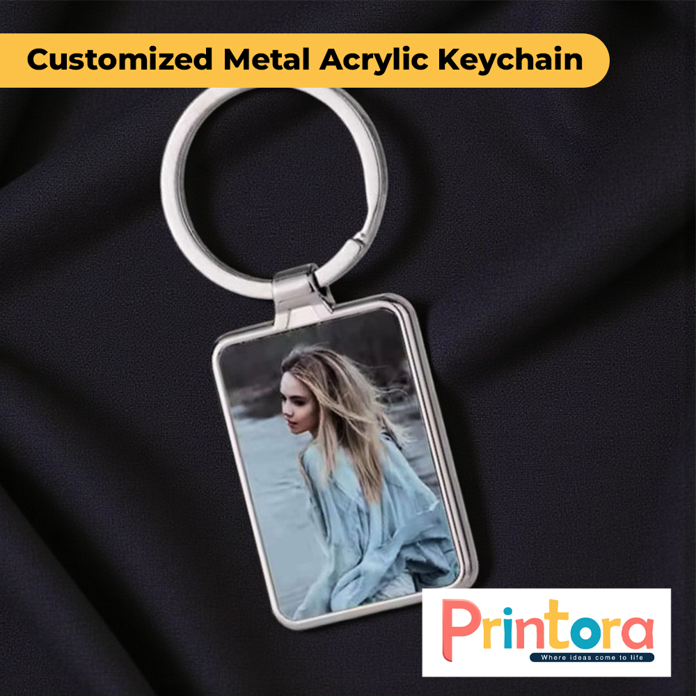 Metal Acrylic Keychain – Customized Premium Acrylic & Metal Key Holder - Image 4